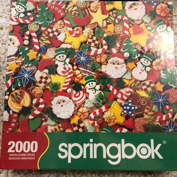 Springbok Puzzle Biscuits de Noel 2000 Pc 2011 Edition NIB - Picture 1 of 6